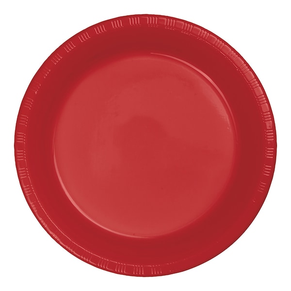 Touch Of Color Classic Red Plastic Dessert Plates, 7", 240PK 28103111 - main